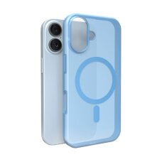 iPhone 17 Puro Daylight silikoninis dėklas, suderinamas su MagSafe – pusiau permatomas mėlynas
