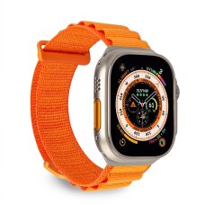 Dirželis Puro Extreme Nailon Apple Watch 42 / 44 / 45 / 49 mm – oranžinis