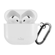 AirPods 4 Puro Icon dėklas – baltas