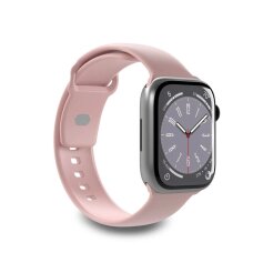 Dirželiai Puro Icon Silicone Apple Watch 38 / 40 / 41 mm – rožiniai (2 vnt.)