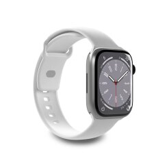 Dirželiai Puro Icon Silicone Apple Watch 38 / 40 / 41 mm – balti (2 vnt.)