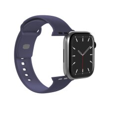 Apple Watch 44/45/46/49 mm Puro Icon apyrankė – tamsiai mėlyna