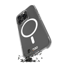 iPhone 16 Plus – Puro Impact Clear D3O MagSafe silikoninis dėklas - Skaidrus