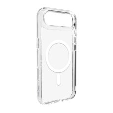 iPhone 17 Air dėklas Puro Lite Mag TPU+PC MagSafe – permatomas su baltu žiedu