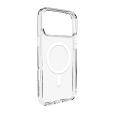 iPhone 17 Pro Puro Lite Mag TPU+PC dėklas su MagSafe – skaidrus su baltu žiedu