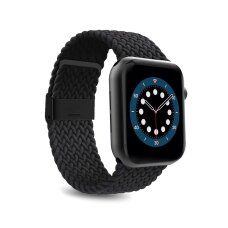 Dirželis Puro Loop Nailon Apple Watch 38 / 40 / 41 mm – juodas