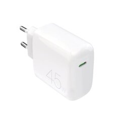 Sieninis įkroviklis Puro ProLite 45W USB-C – baltas