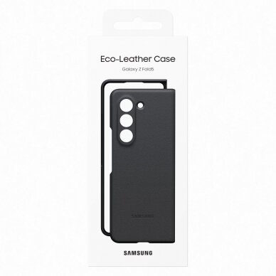 Dėklas PU leather Samsung Galaxy Z Fold 5 - Juodas 6