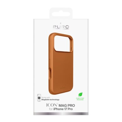 iPhone 17 Pro Pure Icon Mag Pro Liquid Silicone MagSafe dėklas su kameros apsauga ir aliuminio mygtukais – oranžinis 1 iPhone 17 Pro Pure Icon Mag Pro Liquid Silicone MagSafe dėklas su kameros apsauga ir aliuminio mygtukais – oranžinis 1