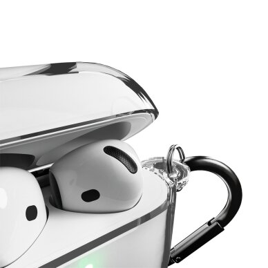 AirPods 4 Puro 0.3 Nude dėklas – skaidrus 2 AirPods 4 Puro 0.3 Nude dėklas – skaidrus 2