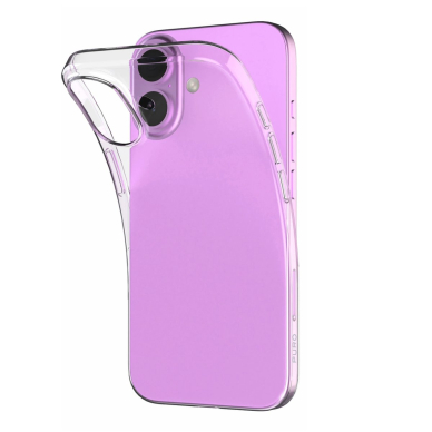 iPhone 16 Plus – Puro 03 Nude silikoninis dėklas - Skaidrus
