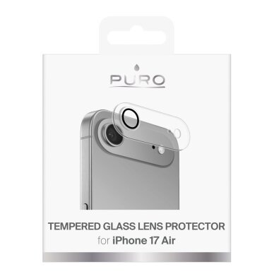 iPhone 17 Air Puro Camera Standard grūdintas stiklas kamerų salai ir lęšiui 1 iPhone 17 Air Puro Camera Standard grūdintas stiklas kamerų salai ir lęšiui 1
