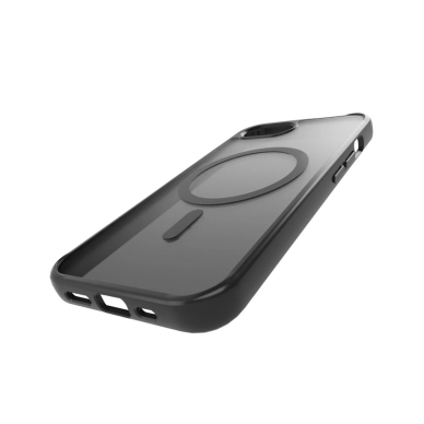 Puro Cover in TPU "GRADIENT" with Magsafe and gradient effect skirtas iPhone 16E, Juodas 3