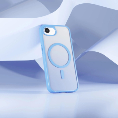 Puro Cover in TPU "GRADIENT" with Magsafe and gradient effect skirtas iPhone 16E, Mėlynas 1