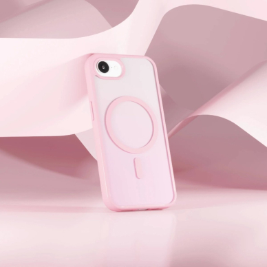 Puro Cover in TPU "GRADIENT" with Magsafe and gradient effect skirtas iPhone 16E, Rožinis 1