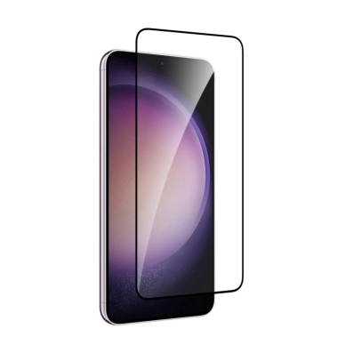 Puro Frame grūdintas stiklas su juodu rėmeliu skirtas Samsung Galaxy S25+ / S24+
