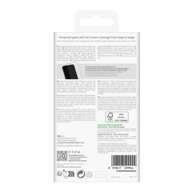 Puro Frame grūdintas stiklas su juodu rėmeliu skirtas Samsung Galaxy S25 Ultra 2 Puro Frame grūdintas stiklas su juodu rėmeliu skirtas Samsung Galaxy S25 Ultra 2