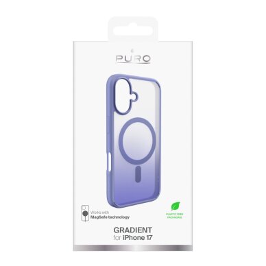 iPhone 17 Puro Gradient TPU dėklas su MagSafe – rožinis 1
