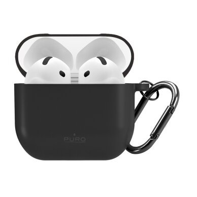 AirPods 4 Puro Icon dėklas – juodas 6 AirPods 4 Puro Icon dėklas – juodas 6