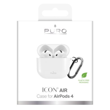 AirPods 4 Puro Icon dėklas – baltas 1