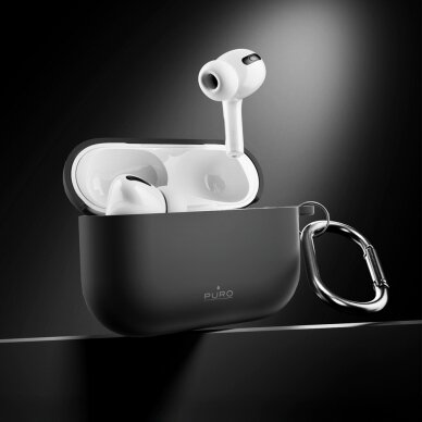 AirPods Pro 3 Puro Icon dėklas – juodas 4