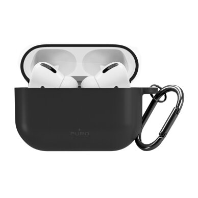 AirPods Pro 3 Puro Icon dėklas – juodas 6 AirPods Pro 3 Puro Icon dėklas – juodas 6