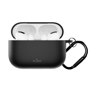 AirPods Pro 3 Puro Icon dėklas – juodas
