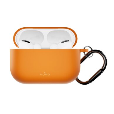 AirPods Pro 3 Puro Icon dėklas – oranžinis