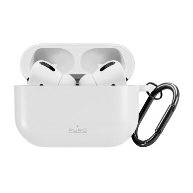 AirPods Pro 3 Puro Icon dėklas – baltas AirPods Pro 3 Puro Icon dėklas – baltas
