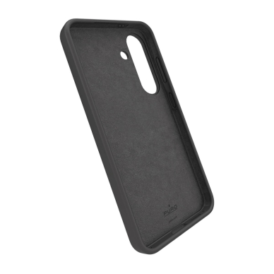 Puro Icon silikoninis dėklas Samsung Galaxy S25 - juodas 1