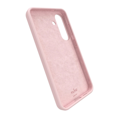 Puro Icon silikoninis dėklas Samsung Galaxy S25 - rožinis 1