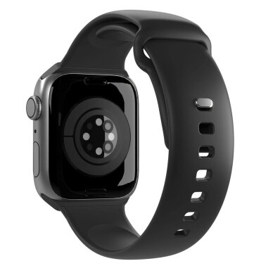 Dirželiai Puro Icon Silicone Apple Watch 38 / 40 / 41 mm – juodi (2 vnt.) 2