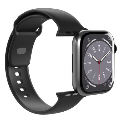 Dirželiai Puro Icon Silicone Apple Watch 38 / 40 / 41 mm – juodi (2 vnt.) 3 Dirželiai Puro Icon Silicone Apple Watch 38 / 40 / 41 mm – juodi (2 vnt.) 3