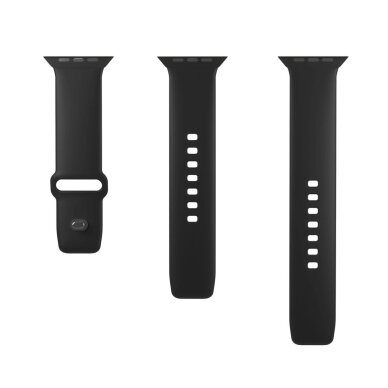Dirželiai Puro Icon Silicone Apple Watch 38 / 40 / 41 mm – juodi (2 vnt.) 4 Dirželiai Puro Icon Silicone Apple Watch 38 / 40 / 41 mm – juodi (2 vnt.) 4