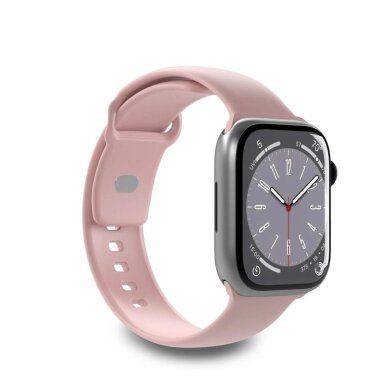 Dirželiai Puro Icon Silicone Apple Watch 38 / 40 / 41 mm – rožiniai (2 vnt.)