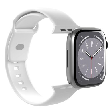 Dirželiai Puro Icon Silicone Apple Watch 42 / 44 / 45 / 49 mm – balti (2 vnt.) 2
