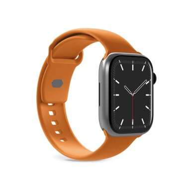Apple Watch 44 / 45 / 46 / 49 mm Puro Icon silikoninė apyrankė – oranžinė 3 Apple Watch 44 / 45 / 46 / 49 mm Puro Icon silikoninė apyrankė – oranžinė 3