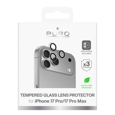iPhone 17 Pro / 17 Pro Max Puro Individual grūdinto stiklo objektyvai 1