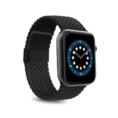 Dirželis Puro Loop Nailon Apple Watch 38 / 40 / 41 mm – juodas Dirželis Puro Loop Nailon Apple Watch 38 / 40 / 41 mm – juodas