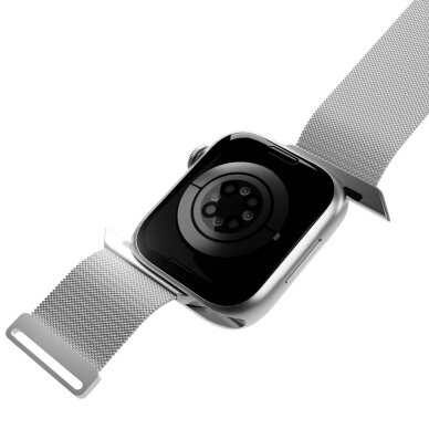 Dirželis Puro Milanese Nerūdijančio plieno Apple Watch 42 / 44 / 45 / 49 mm – sidabrinis 5 Dirželis Puro Milanese Nerūdijančio plieno Apple Watch 42 / 44 / 45 / 49 mm – sidabrinis 5