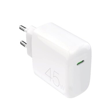 Sieninis įkroviklis Puro ProLite 45W USB-C – baltas