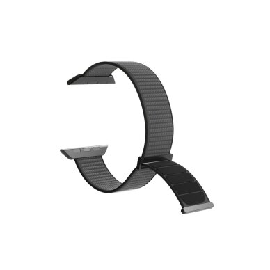 Dirželis Puro Sport Nailon Apple Watch 42 / 44 / 45 / 49 mm – juodas 2