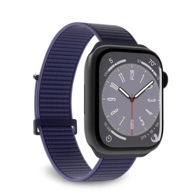 Dirželis Puro Sport Nailon Apple Watch 42 / 44 / 45 / 49 mm – mėlynas