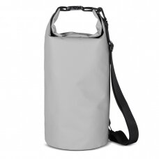 Vandeniui atsparus krepšys PVC waterproof backpack bag 10l - pilkas