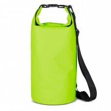 Vandeniui atsparus krepšys PVC waterproof backpack bag 10l - žalias