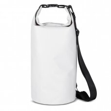 Vandeniui atsparus krepšys PVC waterproof backpack bag 10l - baltas