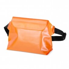 Vandeniui atsparus krepšys PVC waterproof pouch / waist bag - oranžinis