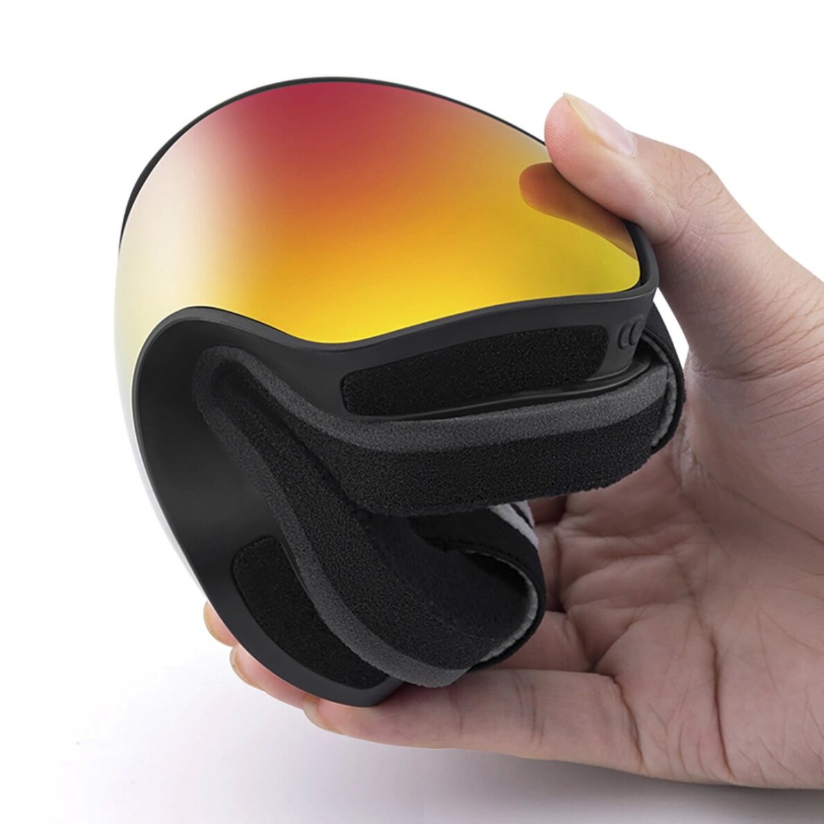 Vaikiški slidinėjimo akiniai Qunature Black (dydis M/L) – juodi 10