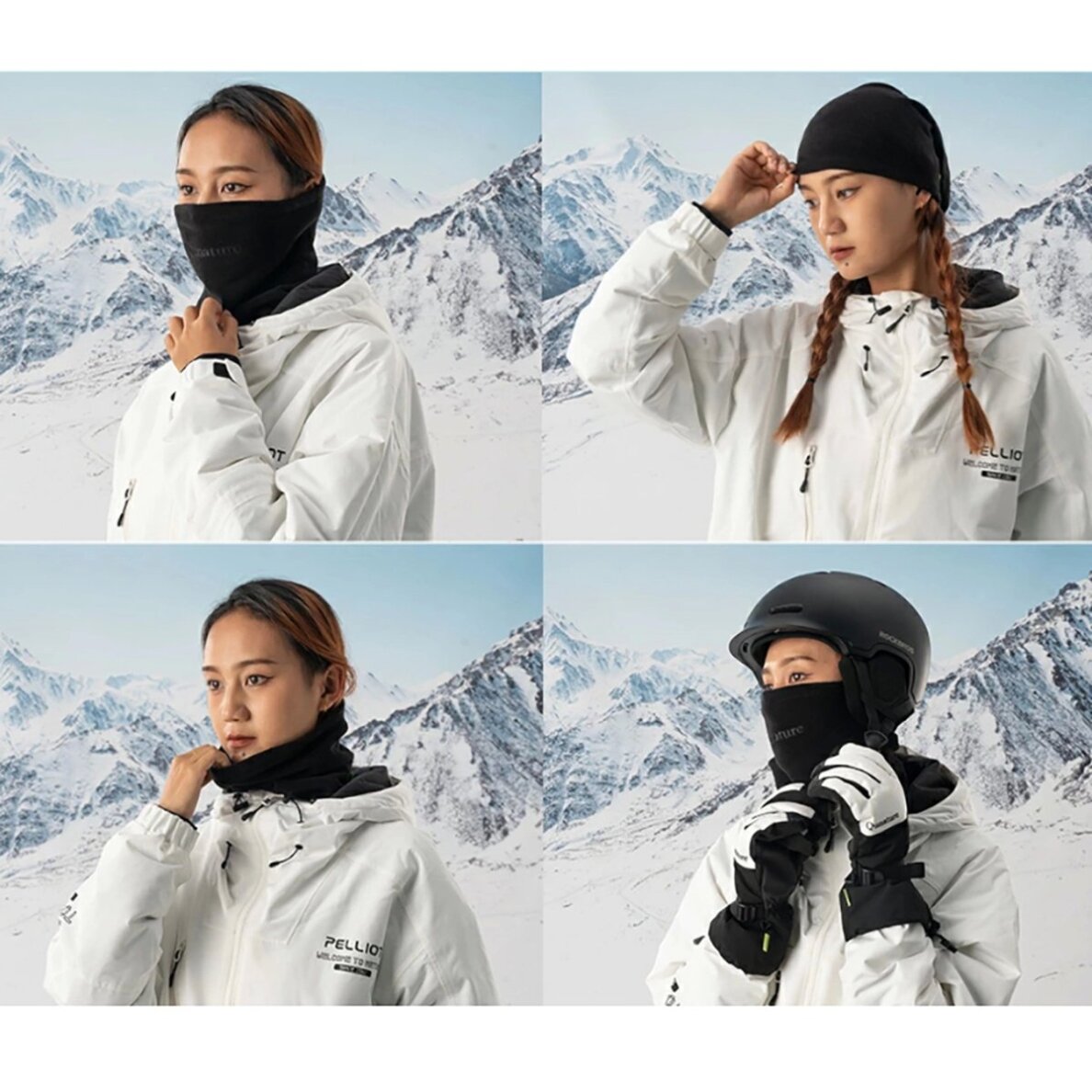 Kaklo mova Qunature Oli Ski Neck Warmer dydis L – juoda 4