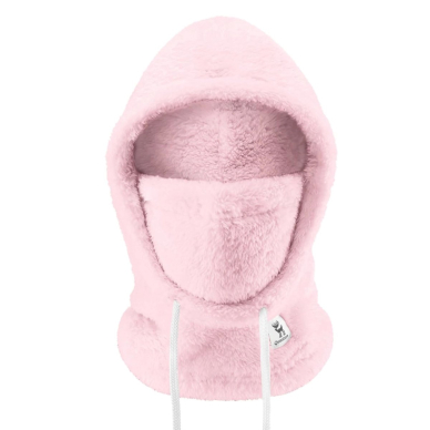 Qunature Arctic Velvet Balaclava slidinėjimo kaukė Dydis L – rožinis